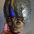 Horseshoe Crab Mask Wall Piece